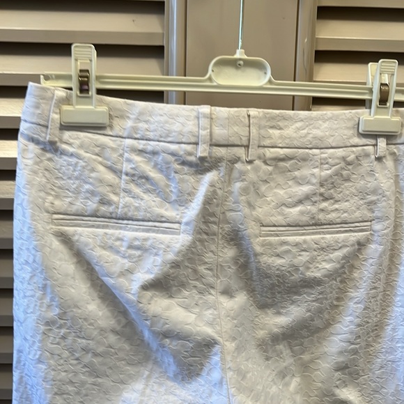 Claudia Strater Amsterdam White Printed Slacks - Picture 6 of 8
